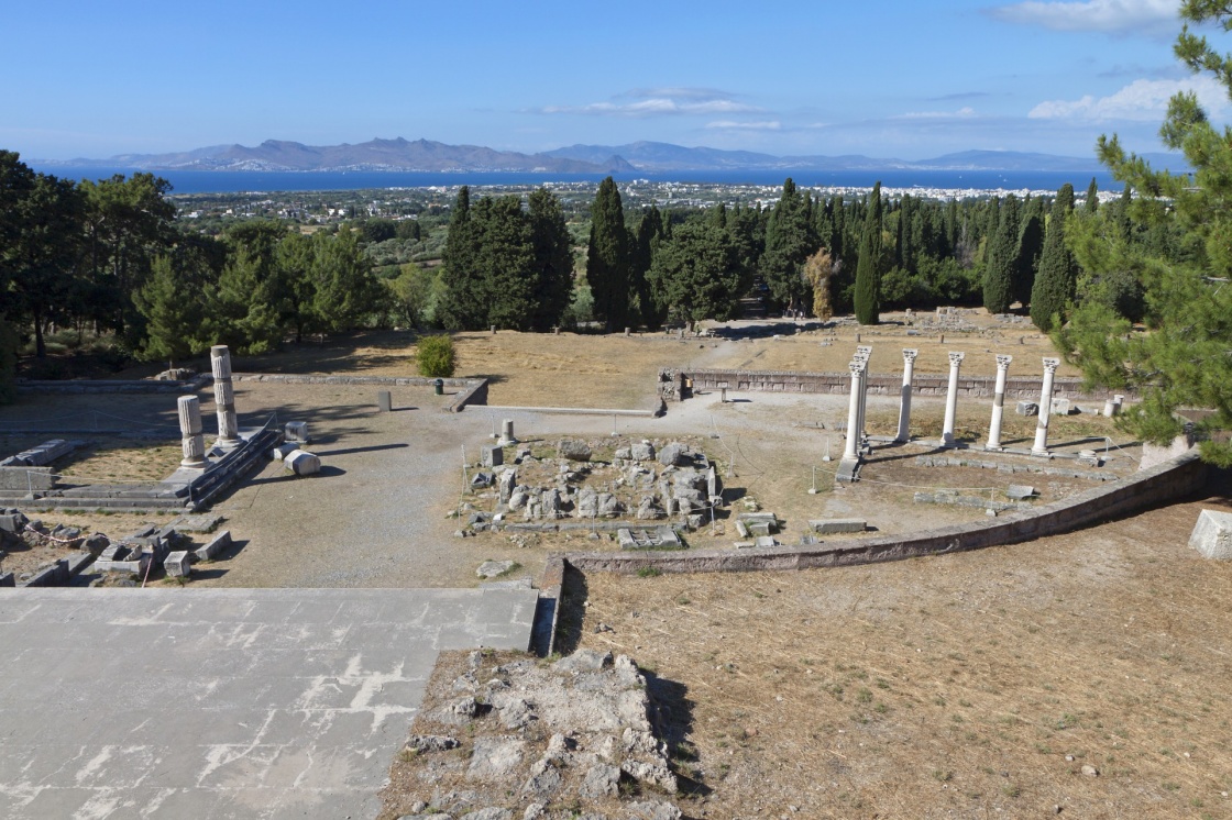 'Ancient site of Asclepeion at Kos island in Greece' - Kos